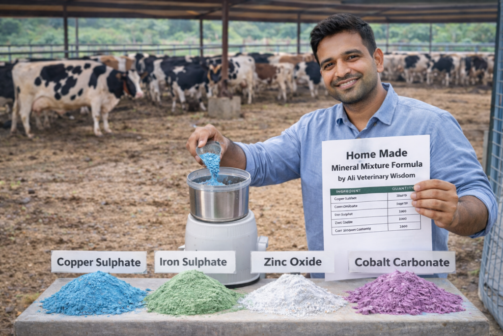 home made mineral mixture for cows
