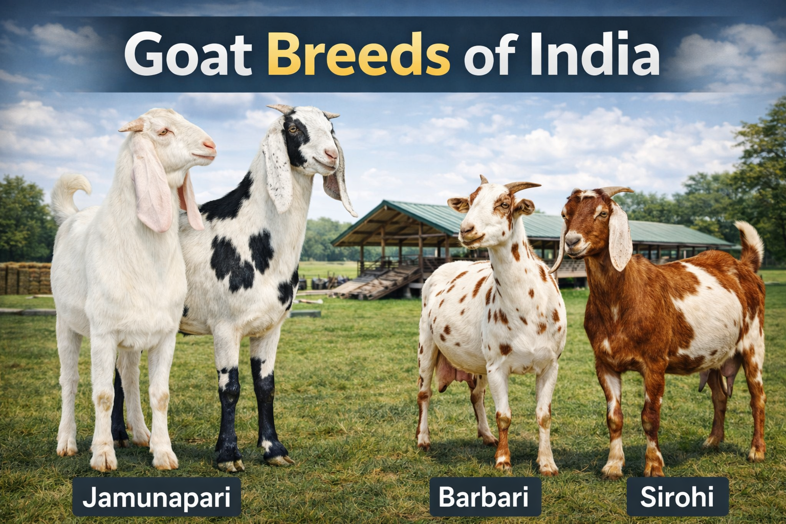 Best Goat Breeds In India For Meat Profitable Goat Farming Best Goat Breeds In India For Meat Profitable Goat Farming