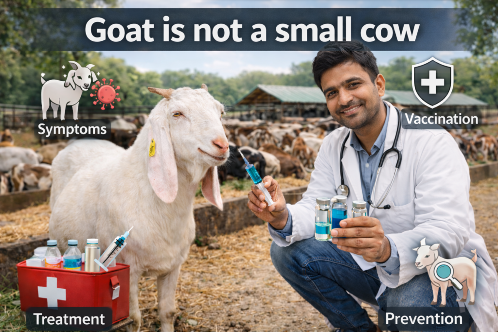 goat is not small cow