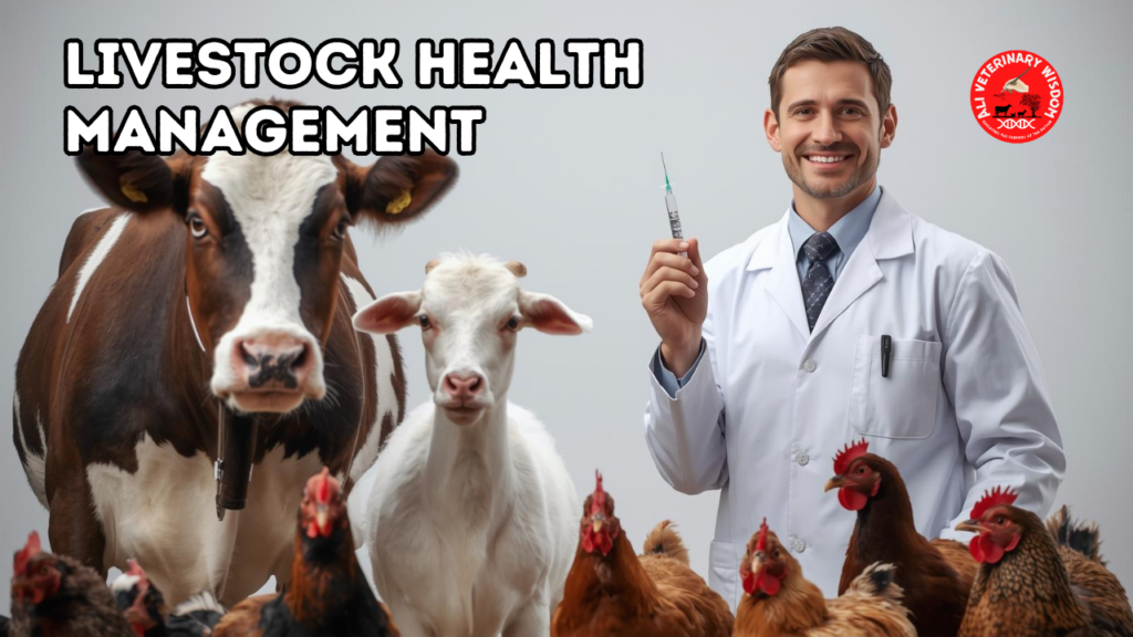 Livestock health management for poultry dairy goat and sheep farming
