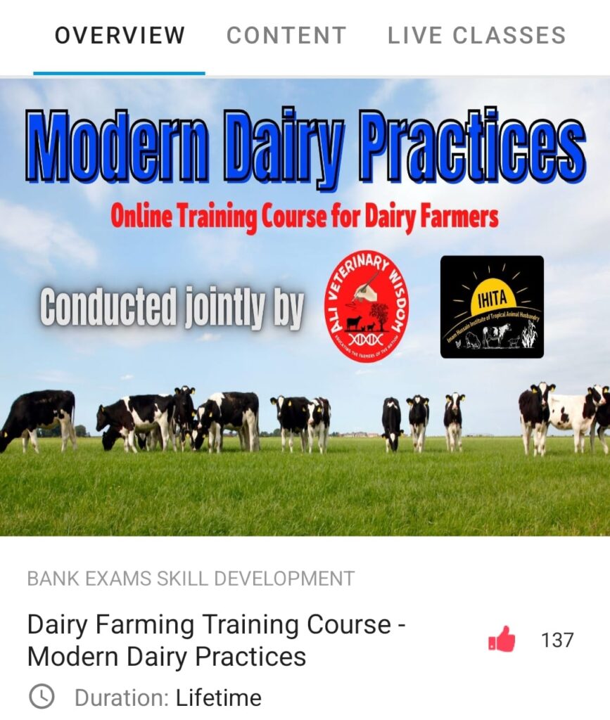 modern dairy practices online course