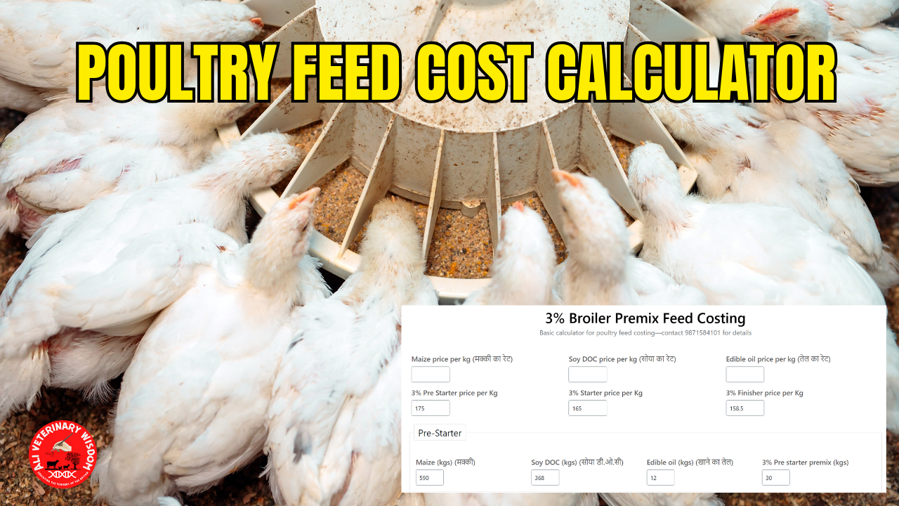 Poultry Feed & Nutrition Calculator poultry feed cost calculator