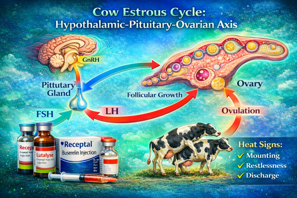 cow heat medicine brands