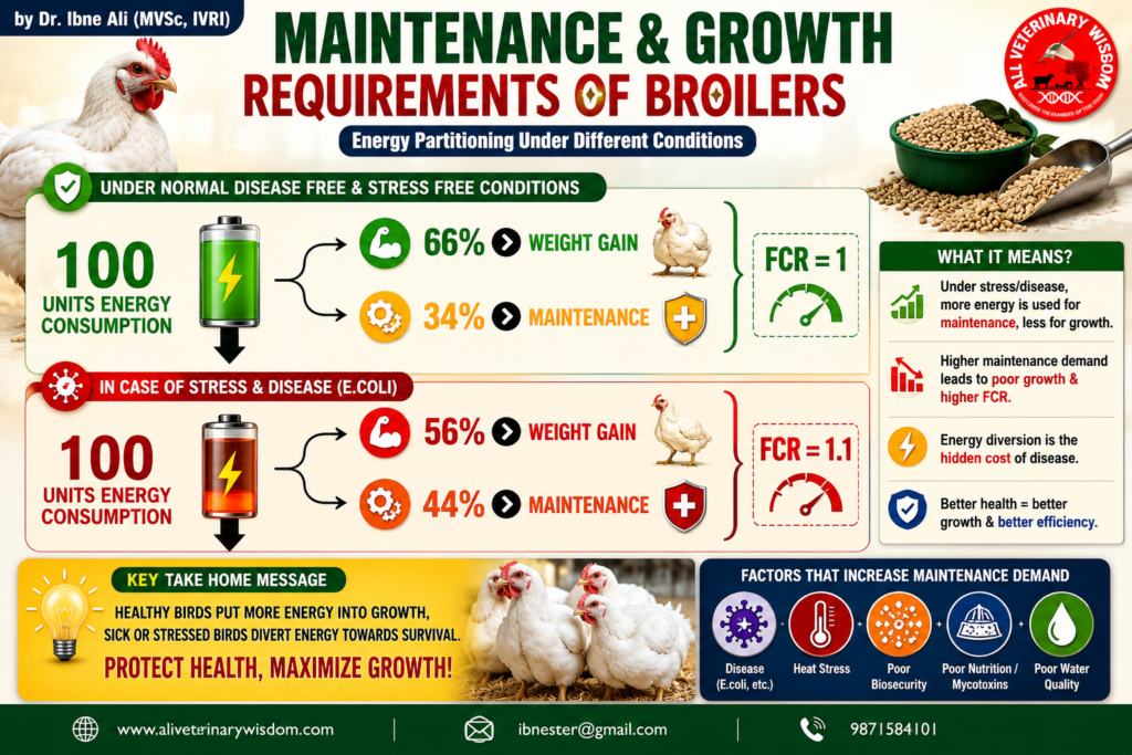 Broiler maintenance & growth requirements