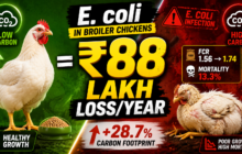 E.coli causes higher FCR