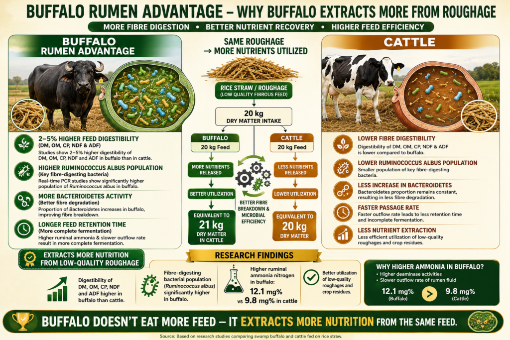 Buffalo and Cow rumen comparison - buffalo mineral mixture