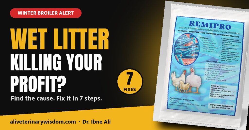 Wet litter killing your profit? 7 fixes for broilers in winter